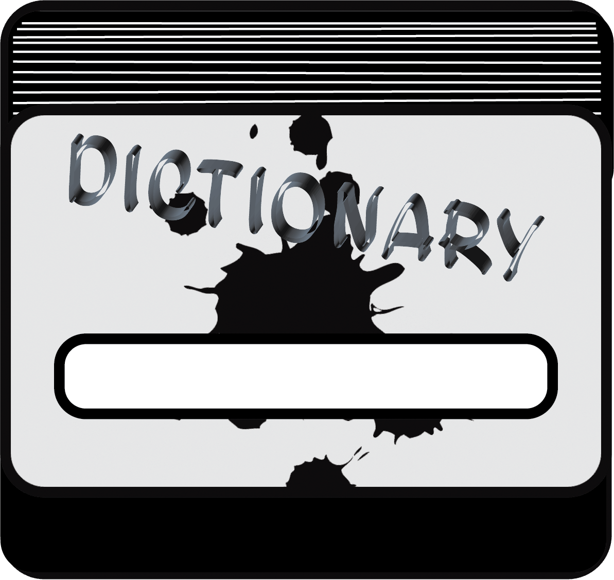 Dictionary icon design a